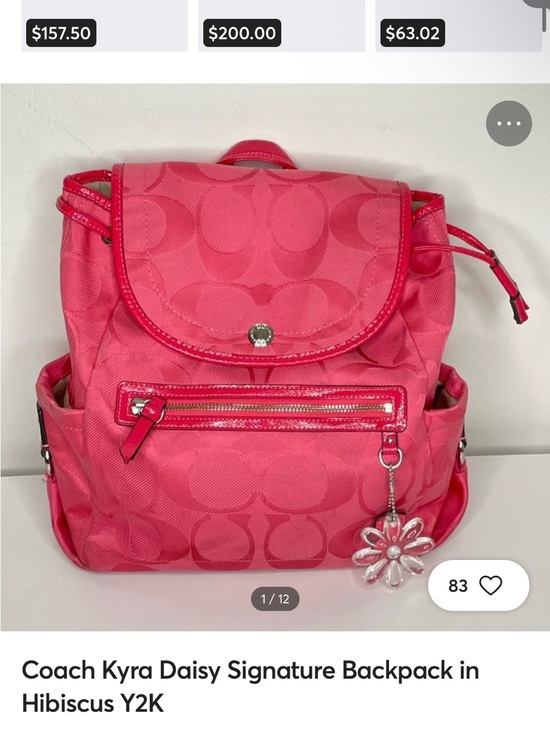 coach backpack pink Court In Signature Canvas Coach Court Backpack Coral Pink